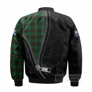 Beveridge Tartan Bomber Jacket New Zealand Pattern Unique Zipper Stylized