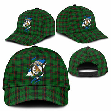 Beveridge Tartan Classic Cap with Family Crest In Me Style
