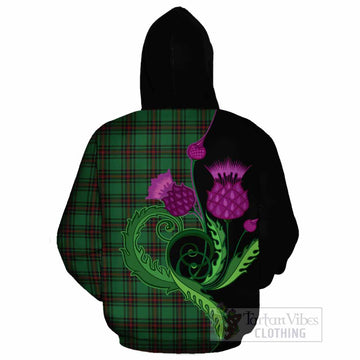 Beveridge Tartan Cotton Hoodie Traditional Scottish Thistle
