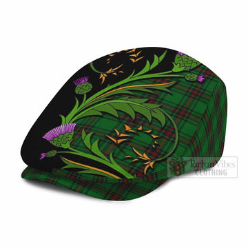Beveridge Tartan Flat Cap, Jeff Cap Scottish Thistle Pride Heritage Art
