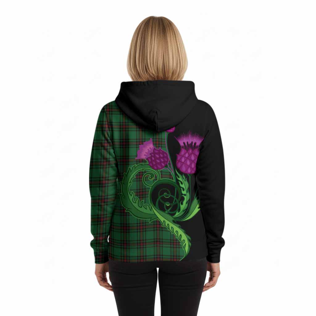 Beveridge Tartan Hoodie Traditional Scottish Thistle