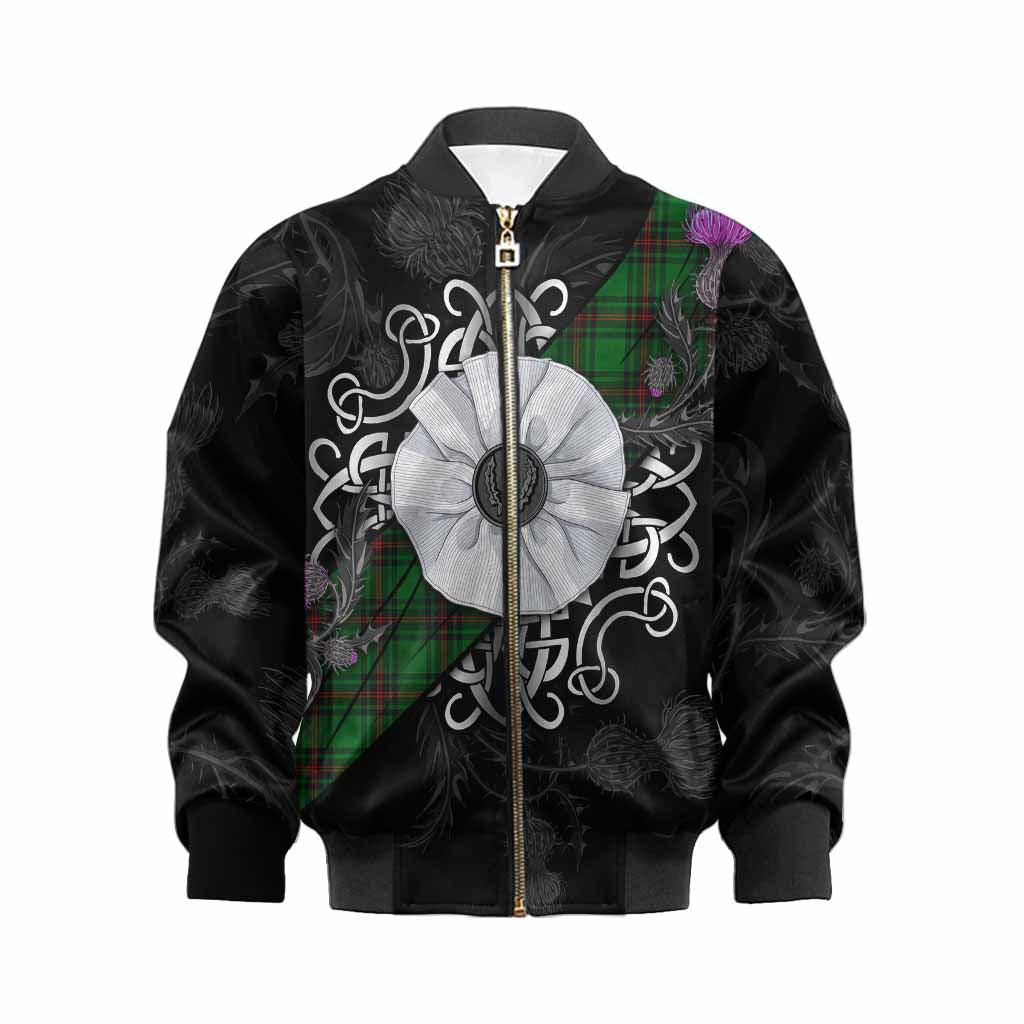 Beveridge Tartan Kid Bomber Jacket Jacobite White Rose Kid XS - Tartan Vibes Clothing