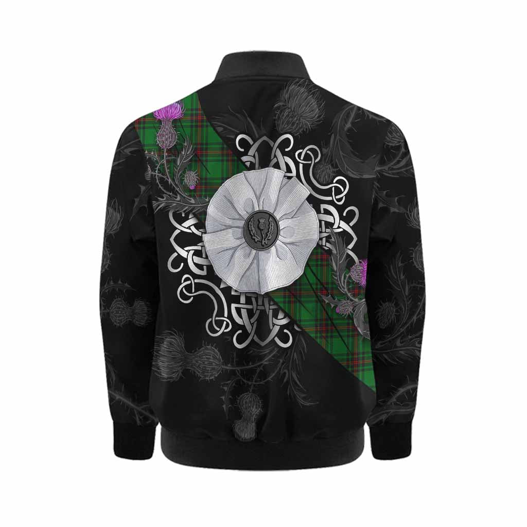 Beveridge Tartan Kid Bomber Jacket Jacobite White Rose Kid - Tartan Vibes Clothing