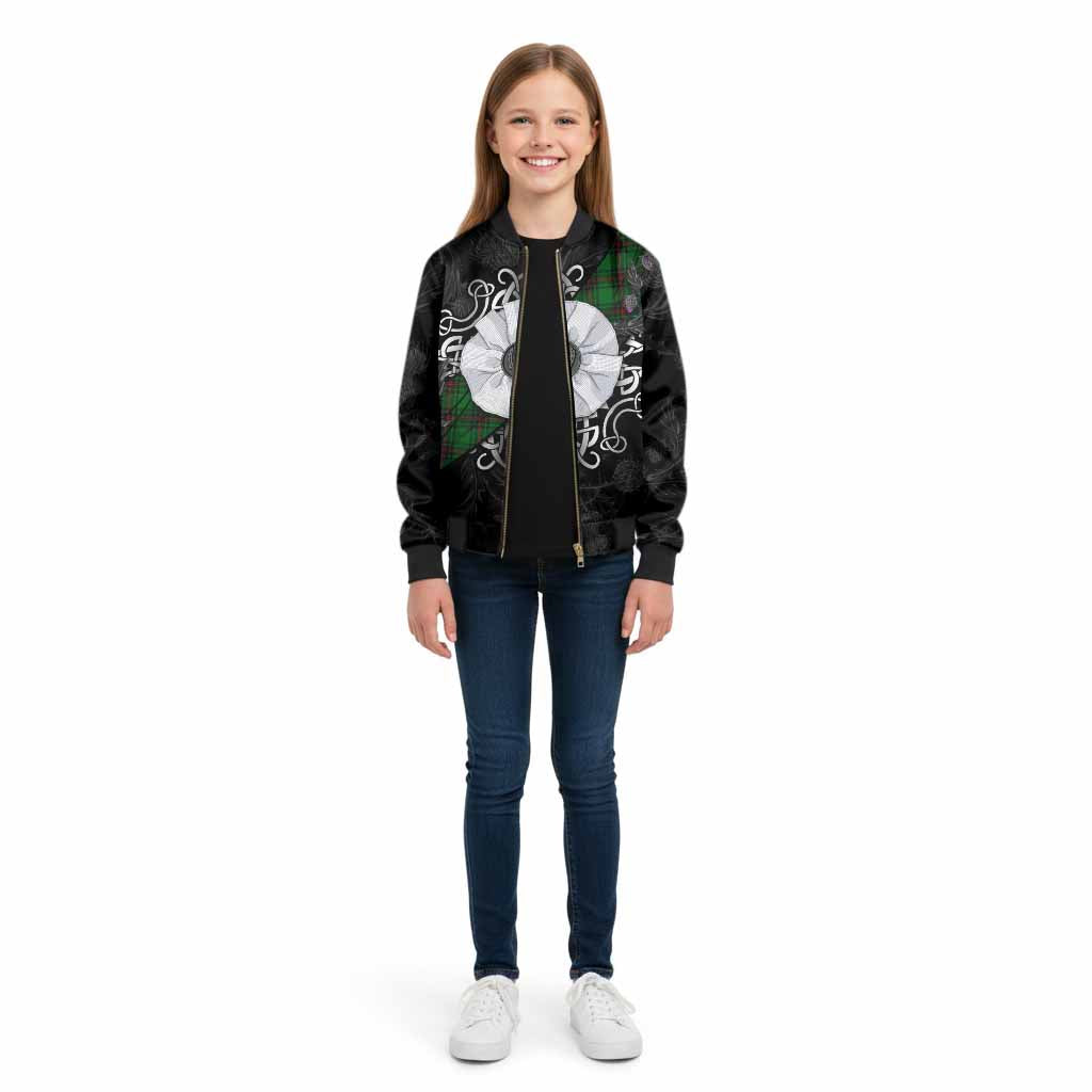 Beveridge Tartan Kid Bomber Jacket Jacobite White Rose - Tartan Vibes Clothing