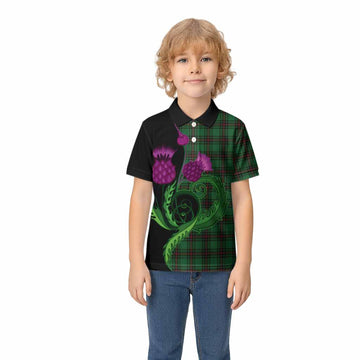 Beveridge Tartan Kid Polo Shirt Traditional Scottish Thistle
