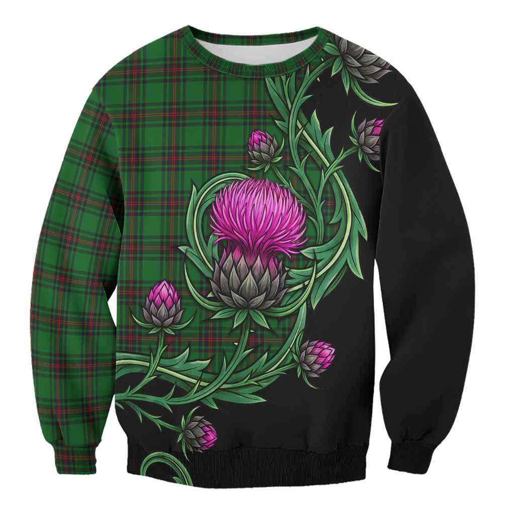 Beveridge Tartan Sweatshirt Resilient Scottish Thistle Unisex - Tartan Vibes Clothing