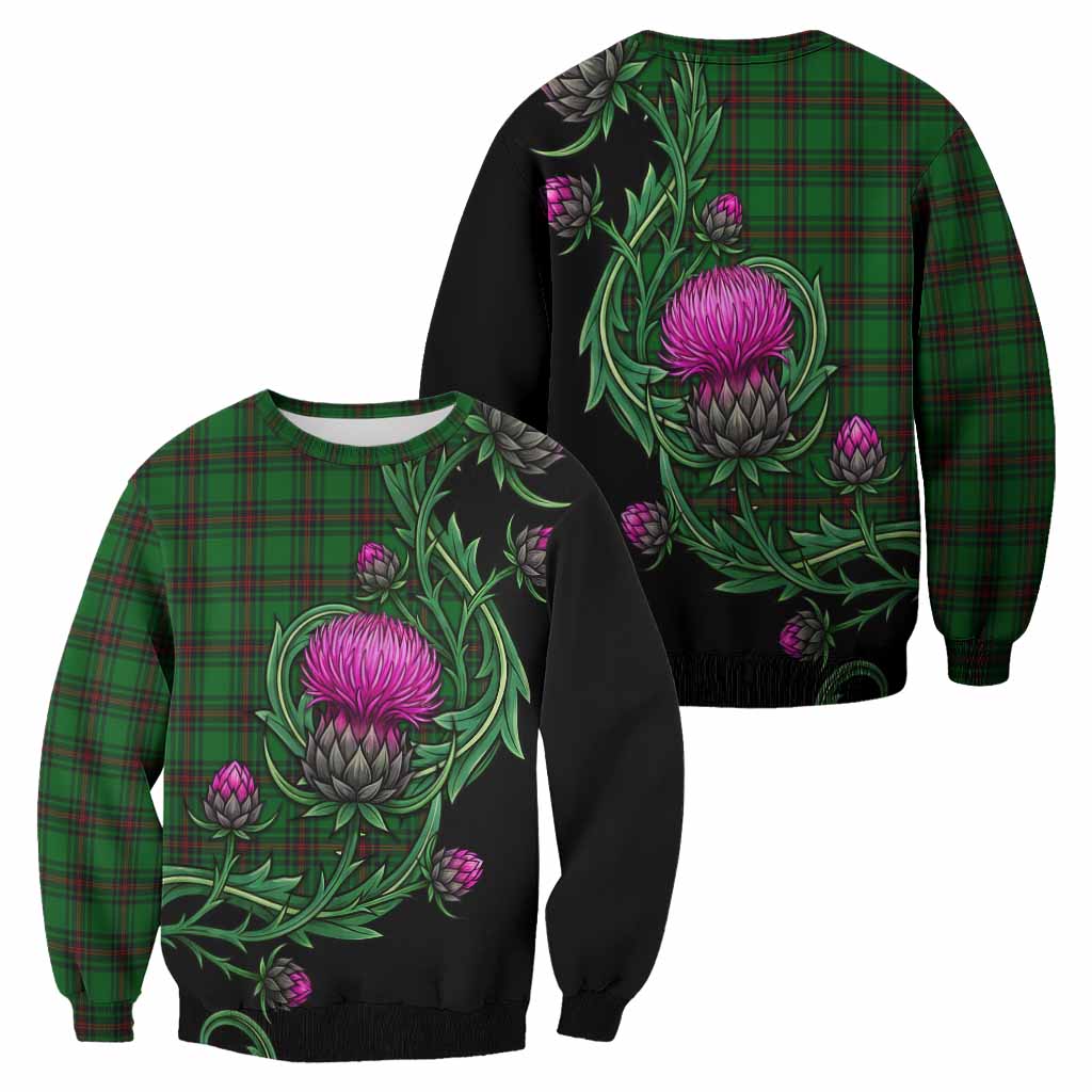 Beveridge Tartan Sweatshirt Resilient Scottish Thistle - Tartan Vibes Clothing