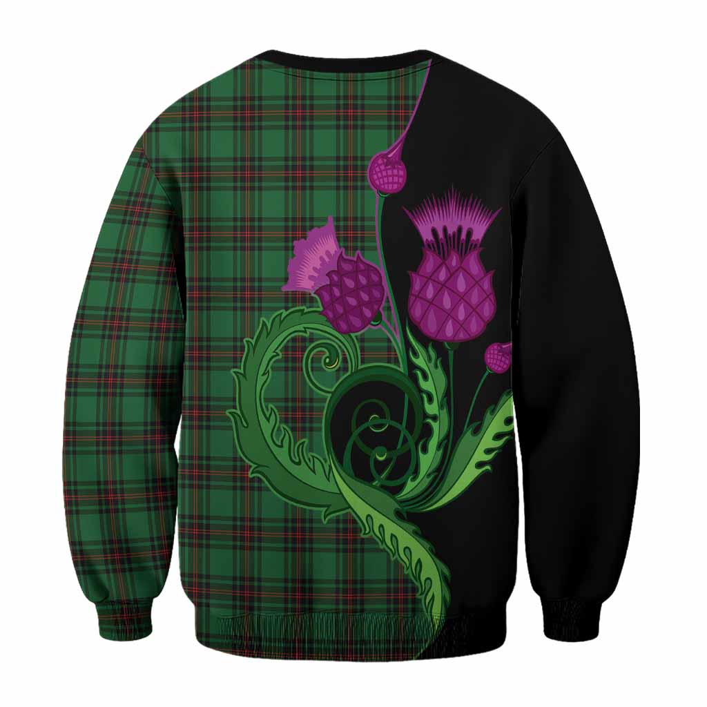 Beveridge Tartan Sweatshirt Traditional Scottish Thistle