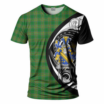Bingham Irish Clan T-Shirt Celtic Circle Style