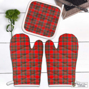 Binning Tartan Combo Oven Mitt & Pot-Holder Combo 2 Oven Mitt & 1 Pot-Holder Black - Tartan Vibes Clothing
