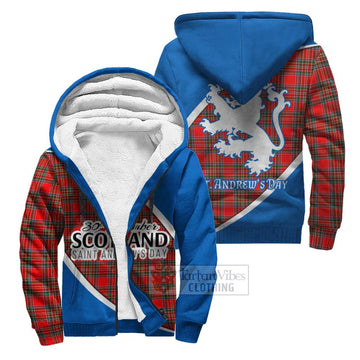 Binning Family Crest Tartan Sherpa Hoodie Celebrate Saint Andrew's Day in Style Unisex S - Tartan Vibes Clothing