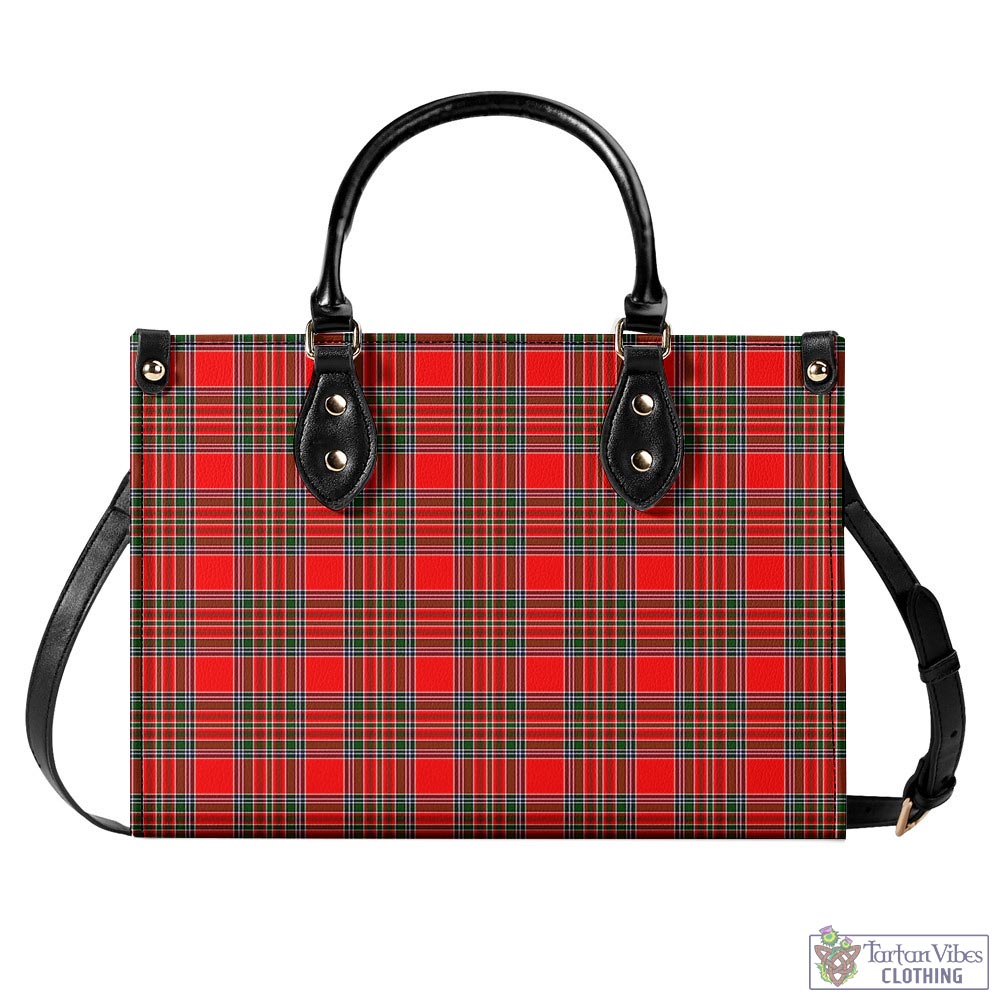 Binning Tartan Luxury Leather Handbags L - Tartan Vibes Clothing