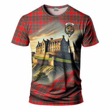 Binning Tartan Family Crest T-Shirt with Scottish Ancient Castle Style Kid's Shirt - Tartan Vibes Clothing