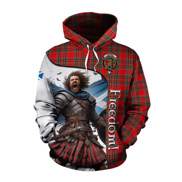 Binning Crest Tartan Cotton Hoodie Inspired by the Freedom of Scottish Warrior Pullover Hoodie XS - Tartan Vibes Clothing