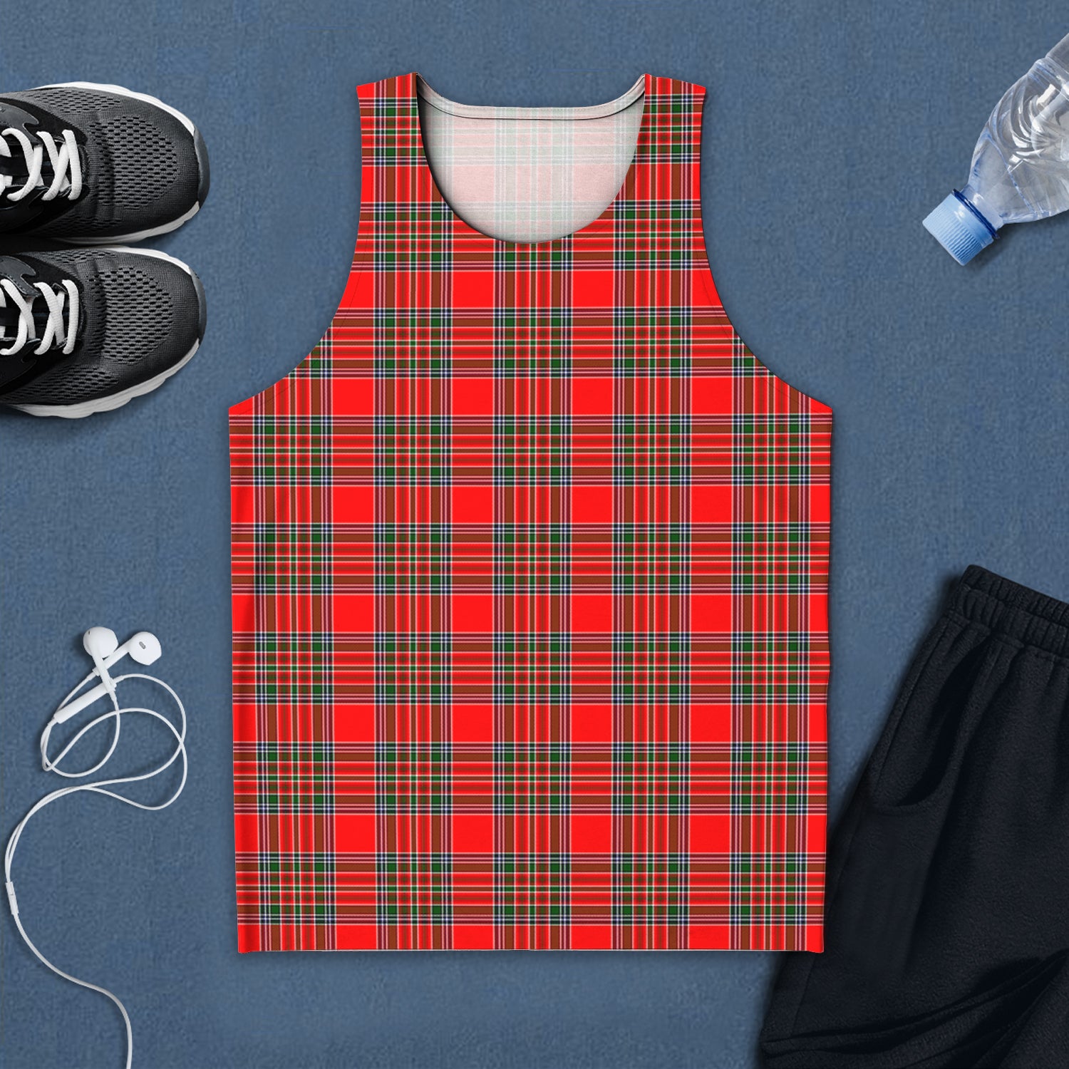 Binning Tartan Mens Tank Top 5XL - Tartan Vibes Clothing