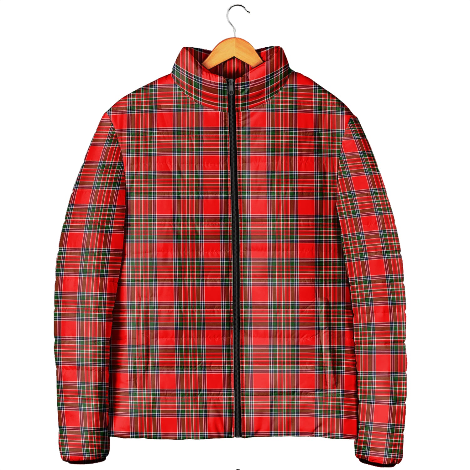 Binning Tartan Padded Jacket Men's Padded Jacket - Tartan Vibes Clothing