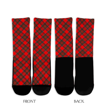 Binning Tartan Crew Socks Cross Tartan Style - Tartanvibesclothing