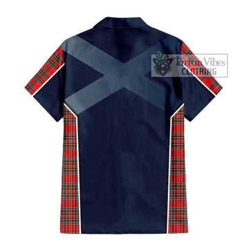 Binning Tartan Hawaiian Shirt with Family Crest and Lion Rampant Vibes Sport Style - Tartan Vibes Clothing