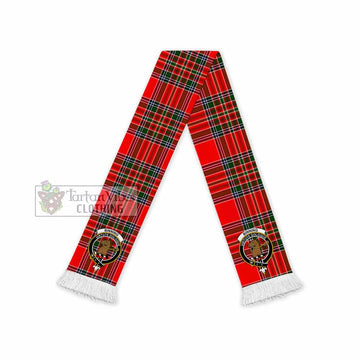 Tartan Vibes Clothing Binning Tartan Ruffneck Scarf with Family Crest