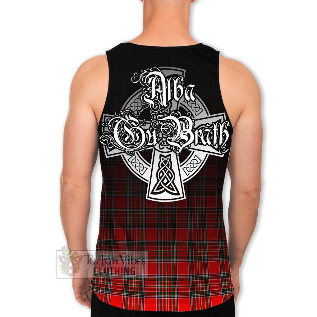 Binning Tartan Men's Tank Top Featuring Alba Gu Brath Family Crest Celtic Inspired - Tartan Vibes Clothing