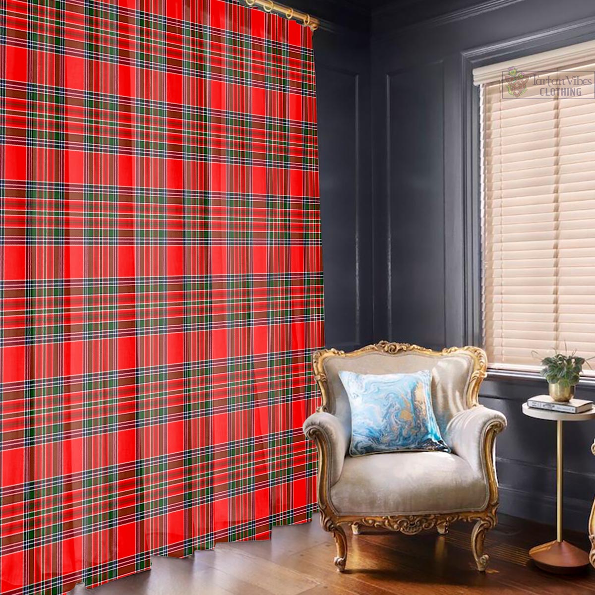 Binning Tartan Window Curtain