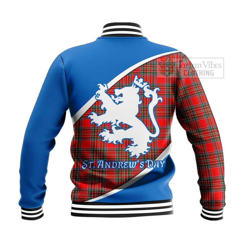 Binning Family Crest Tartan Baseball Jacket Celebrate Saint Andrew's Day in Style - Tartan Vibes Clothing