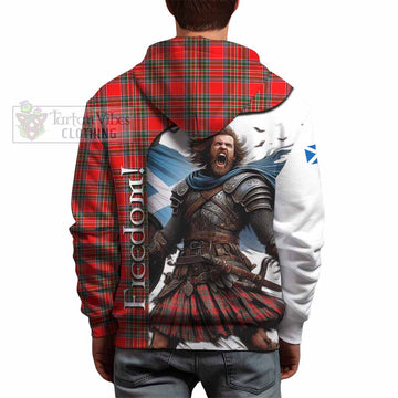 Binning Crest Tartan Hoodie Inspired by the Freedom of Scottish Warrior - Tartan Vibes Clothing