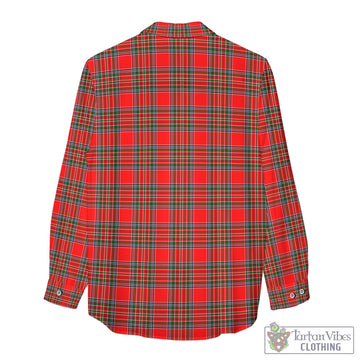 Binning Tartan Women's Casual Shirt with Family Crest - Tartan Vibes Clothing