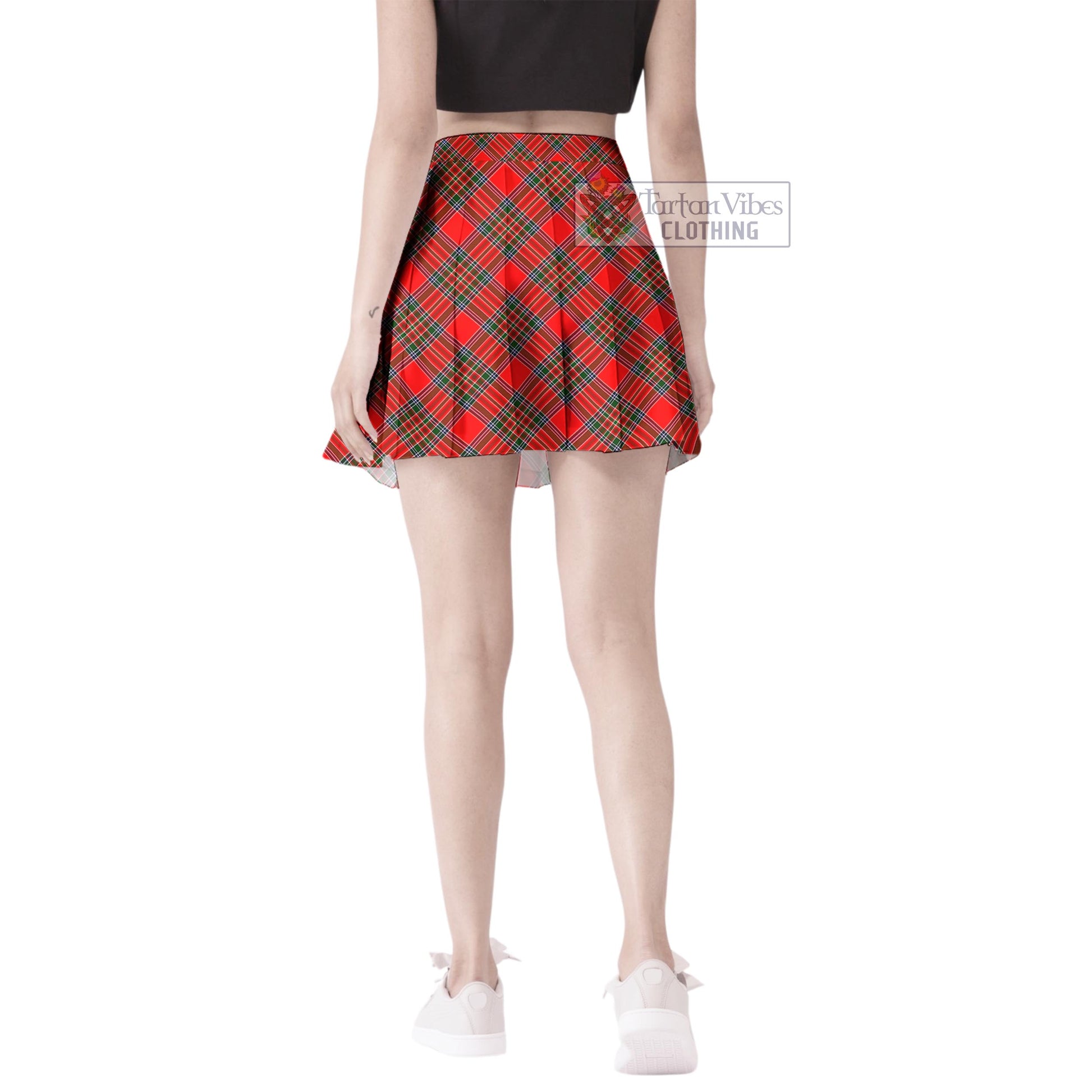 Tartan Vibes Clothing Binning Tartan Women's Plated Mini Skirt