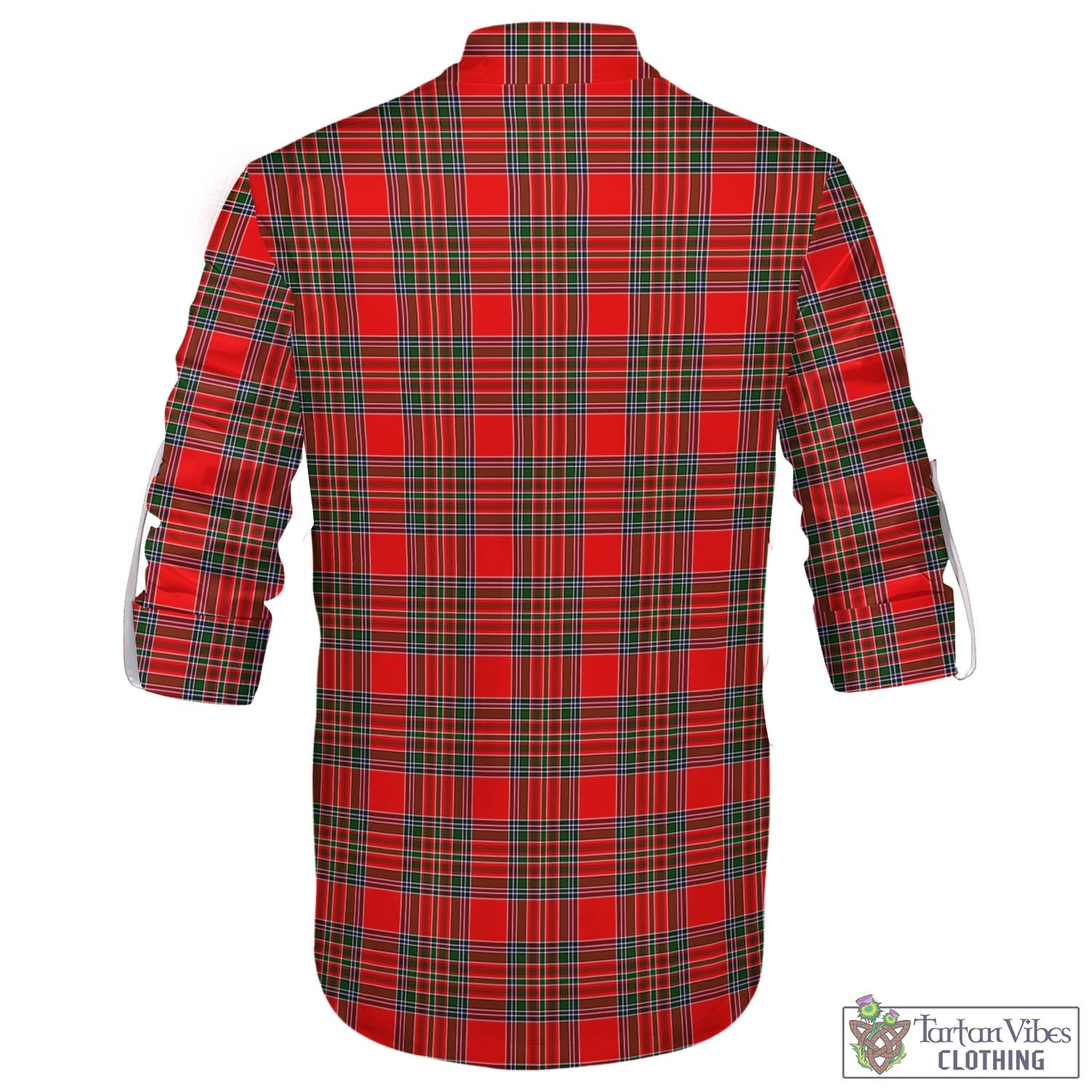 Binning Tartan Men's Scottish Traditional Jacobite Ghillie Kilt Shirt - Tartan Vibes Clothing