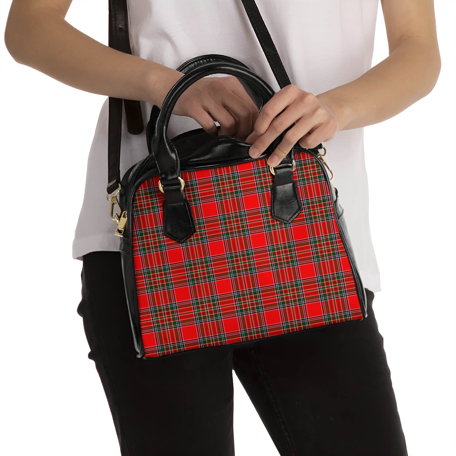 Binning Tartan Shoulder Handbags - Tartan Vibes Clothing