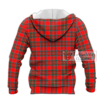 Binning Tartan Knitted Hoodie with Family Crest DNA In Me Style - Tartan Vibes Clothing