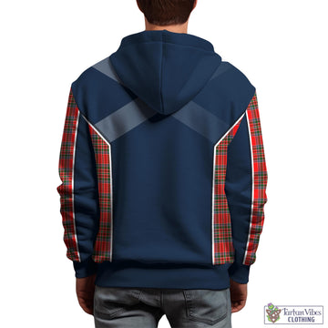 Binning Tartan Hoodie with Family Crest and Lion Rampant Vibes Sport Style - Tartan Vibes Clothing