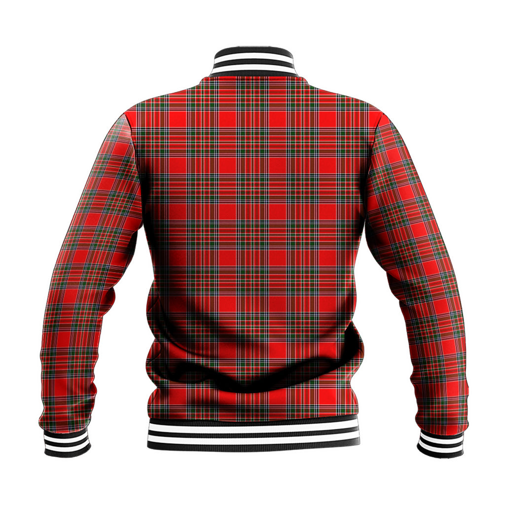 Binning Tartan Baseball Jacket with Family Crest - Tartan Vibes Clothing