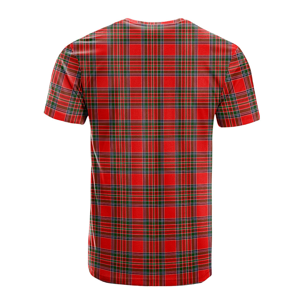 Binning Tartan T-Shirt with Family Crest - Tartan Vibes Clothing