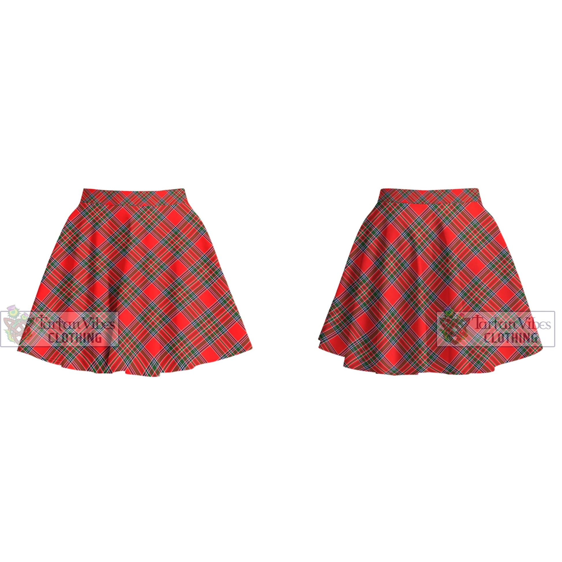 Tartan Vibes Clothing Binning Tartan Women's Plated Mini Skirt