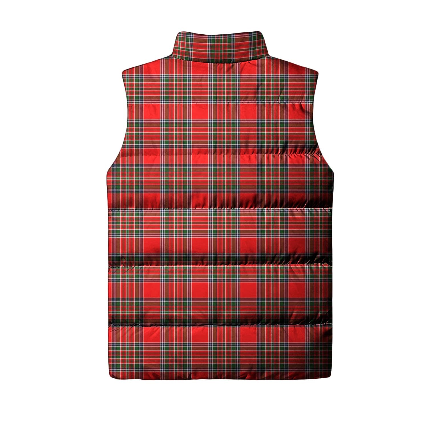 Binning Tartan Sleeveless Puffer Jacket Unisex L - Tartan Vibes Clothing