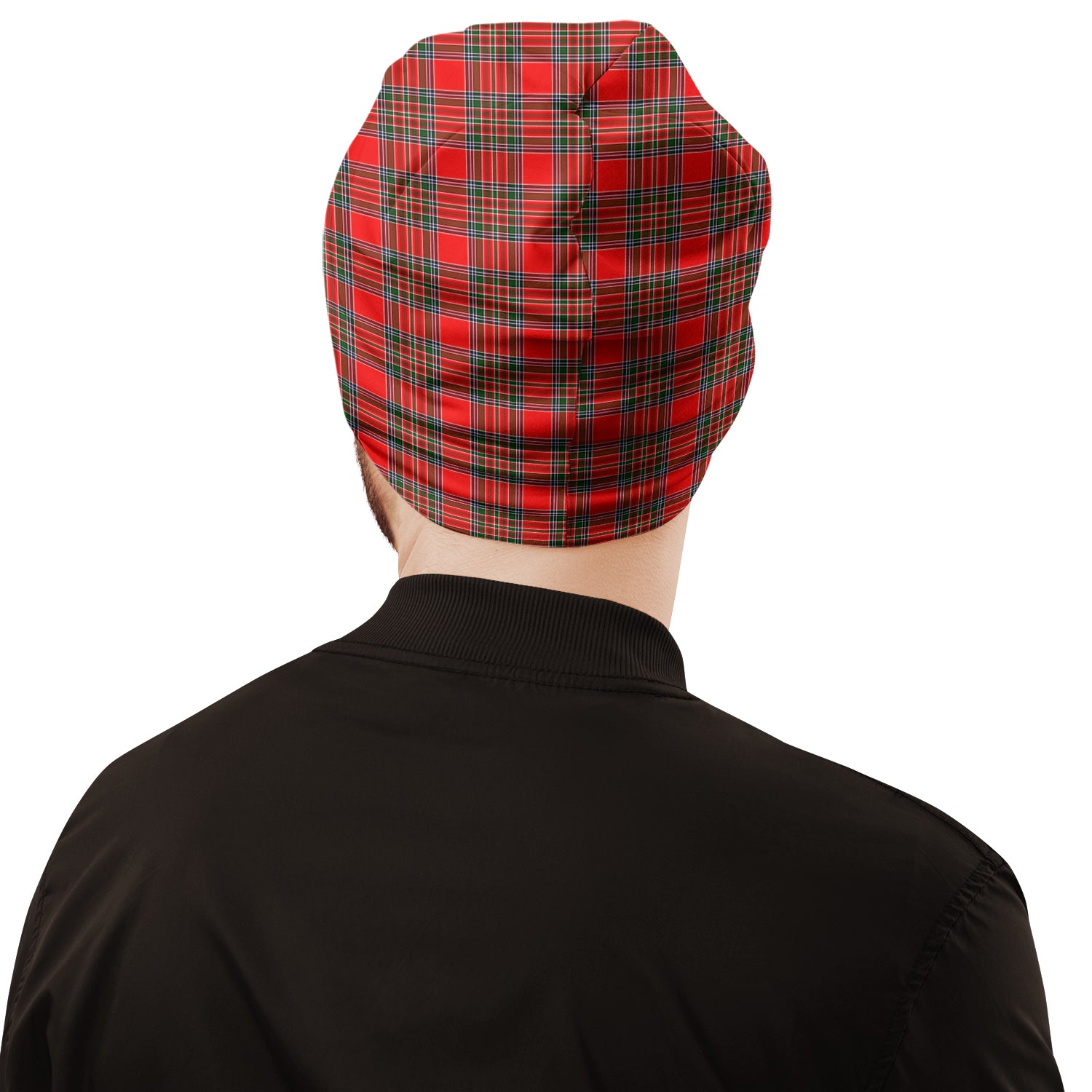 Binning Tartan Beanies Hat with Family Crest - Tartan Vibes Clothing