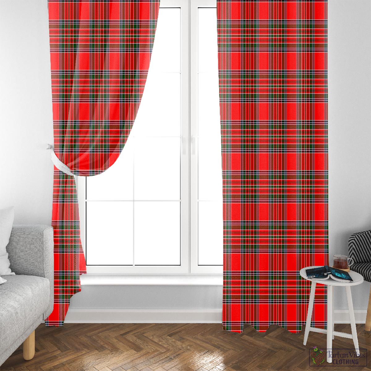Binning Tartan Window Curtain