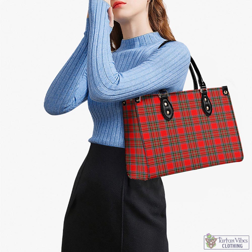 Binning Tartan Luxury Leather Handbags - Tartan Vibes Clothing