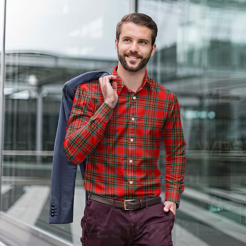 Binning Tartan Long Sleeve Button Up Shirt - Tartan Vibes Clothing
