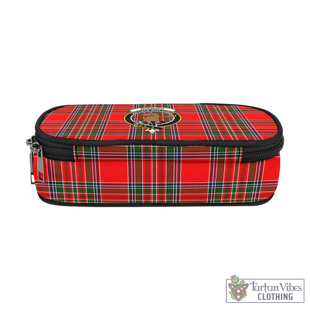 Binning Tartan Pen and Pencil Case with Family Crest - Tartan Vibes Clothing