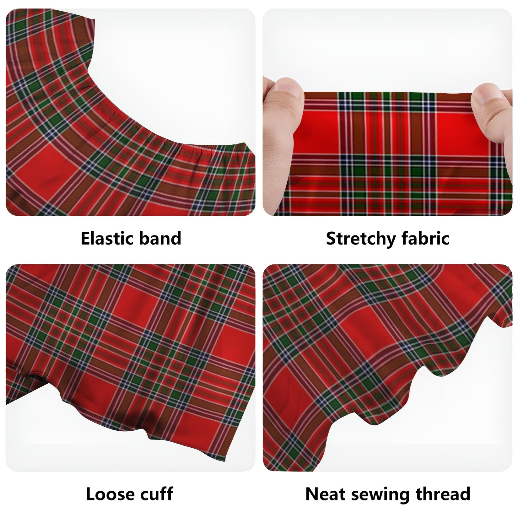 Binning Tartan Off Shoulder Long Dress - Tartan Vibes Clothing