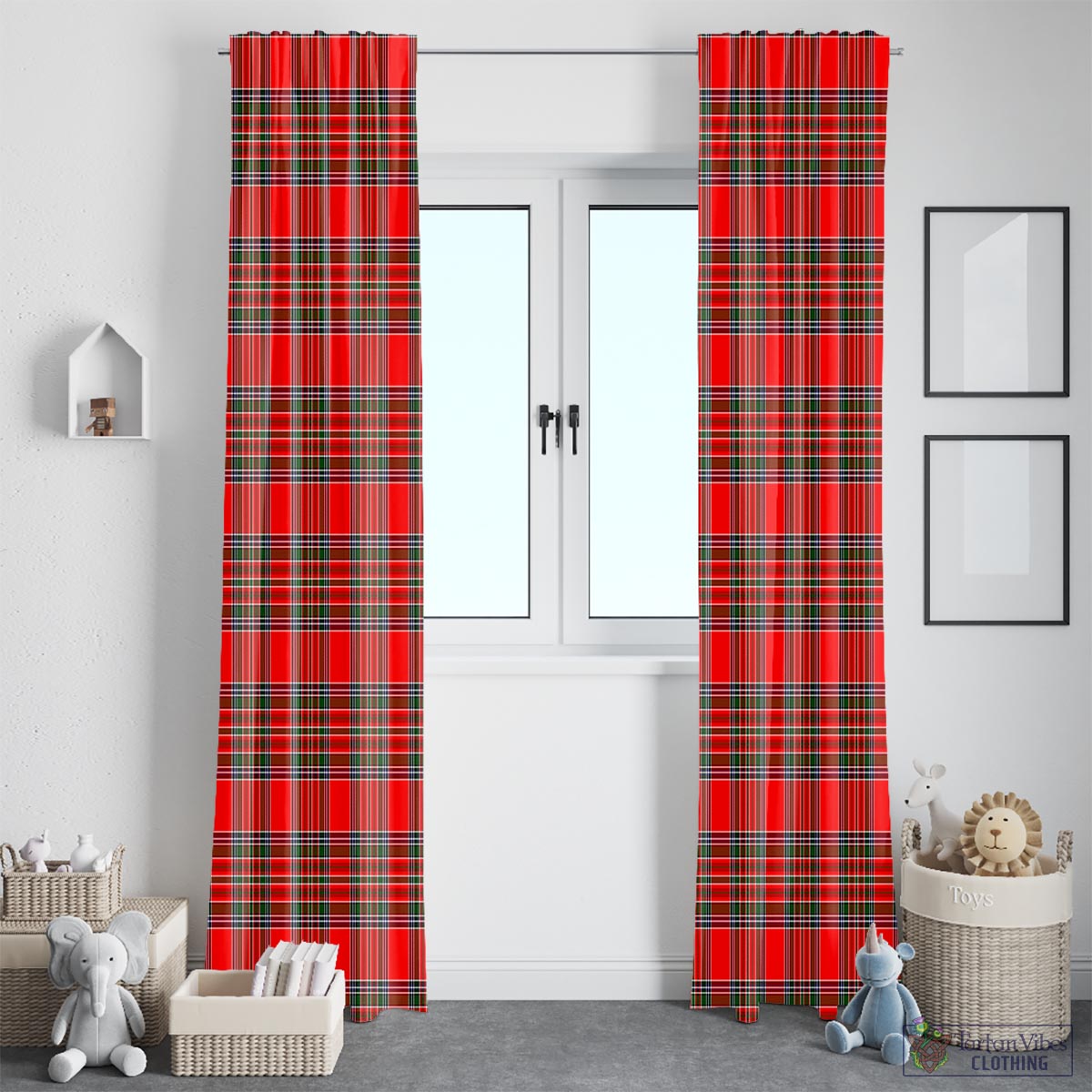 Binning Tartan Window Curtain
