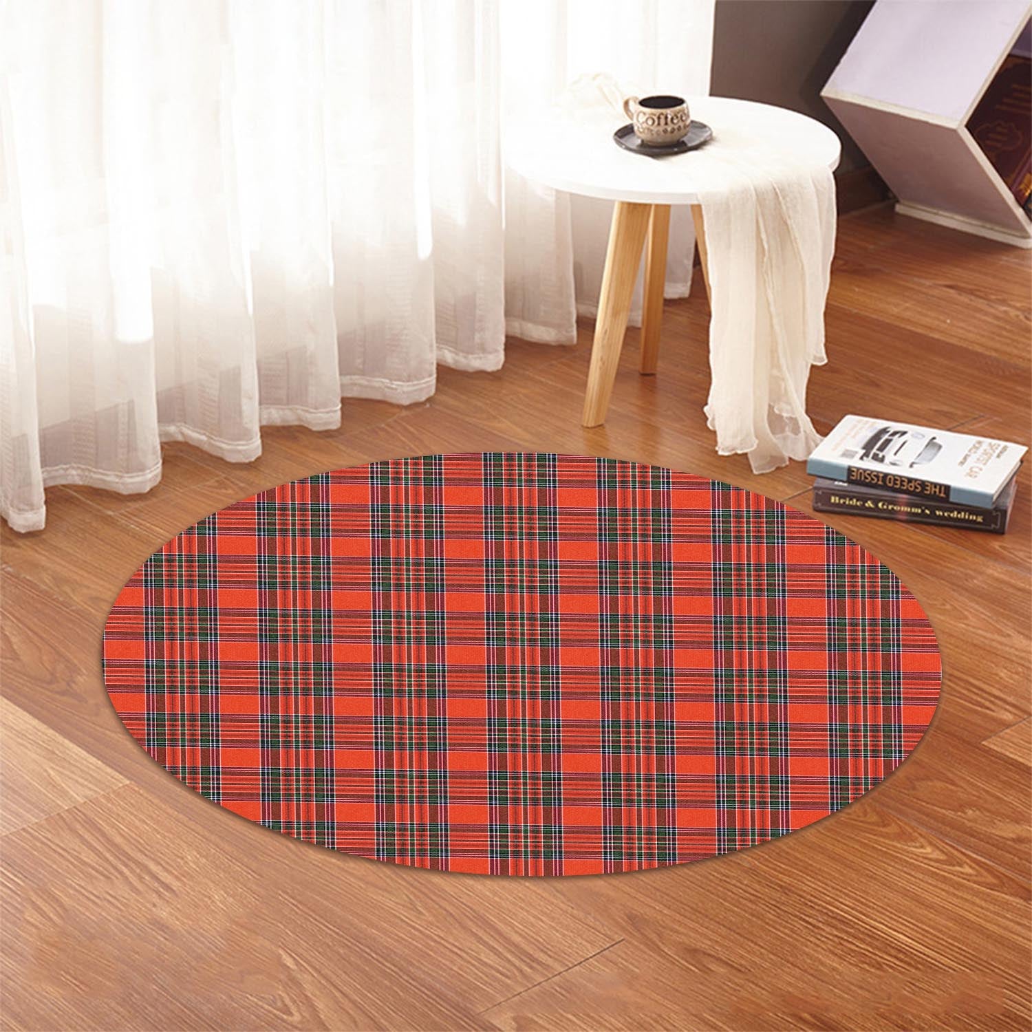 Binning Tartan Round Rug - Tartan Vibes Clothing