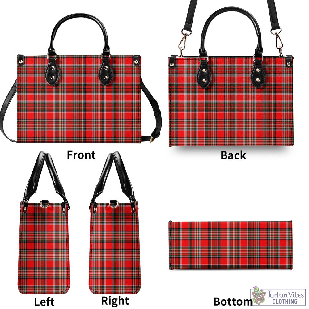 Binning Tartan Luxury Leather Handbags - Tartan Vibes Clothing