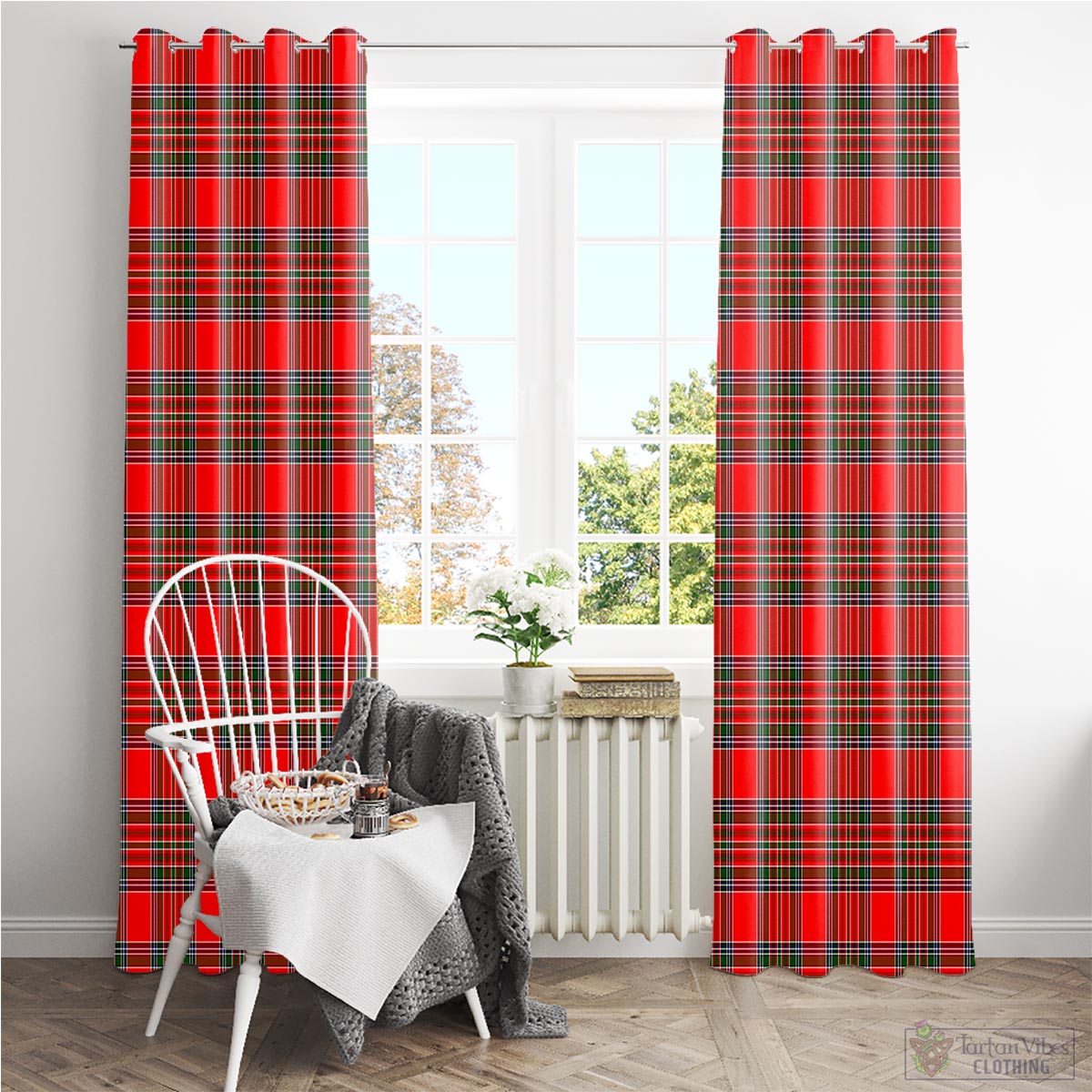 Binning Tartan Window Curtain