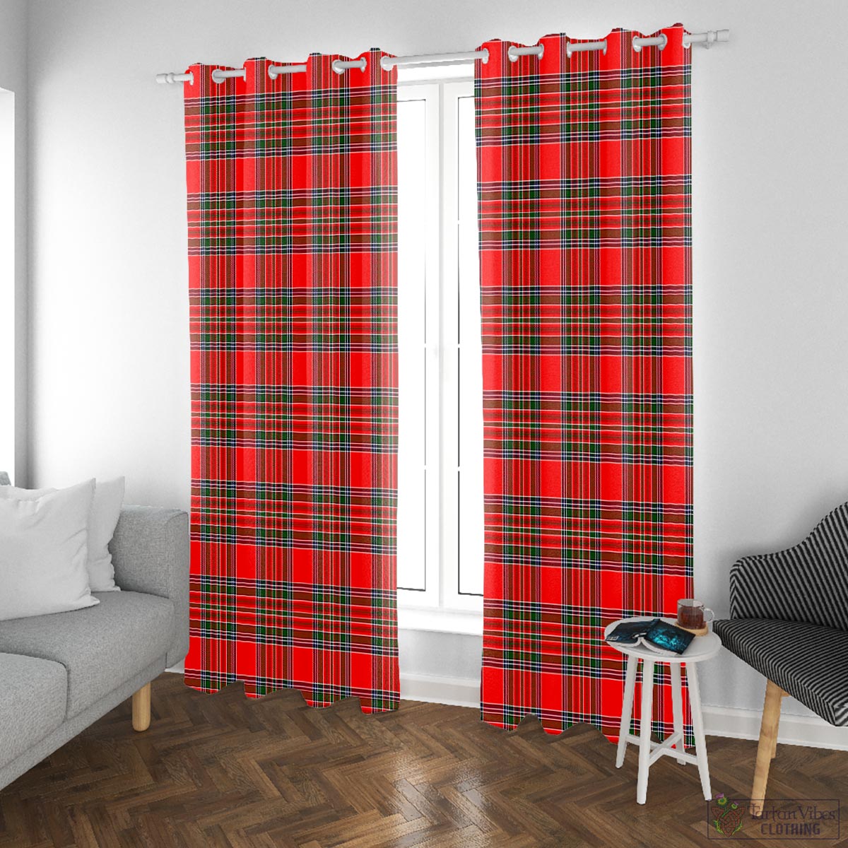 Binning Tartan Window Curtain