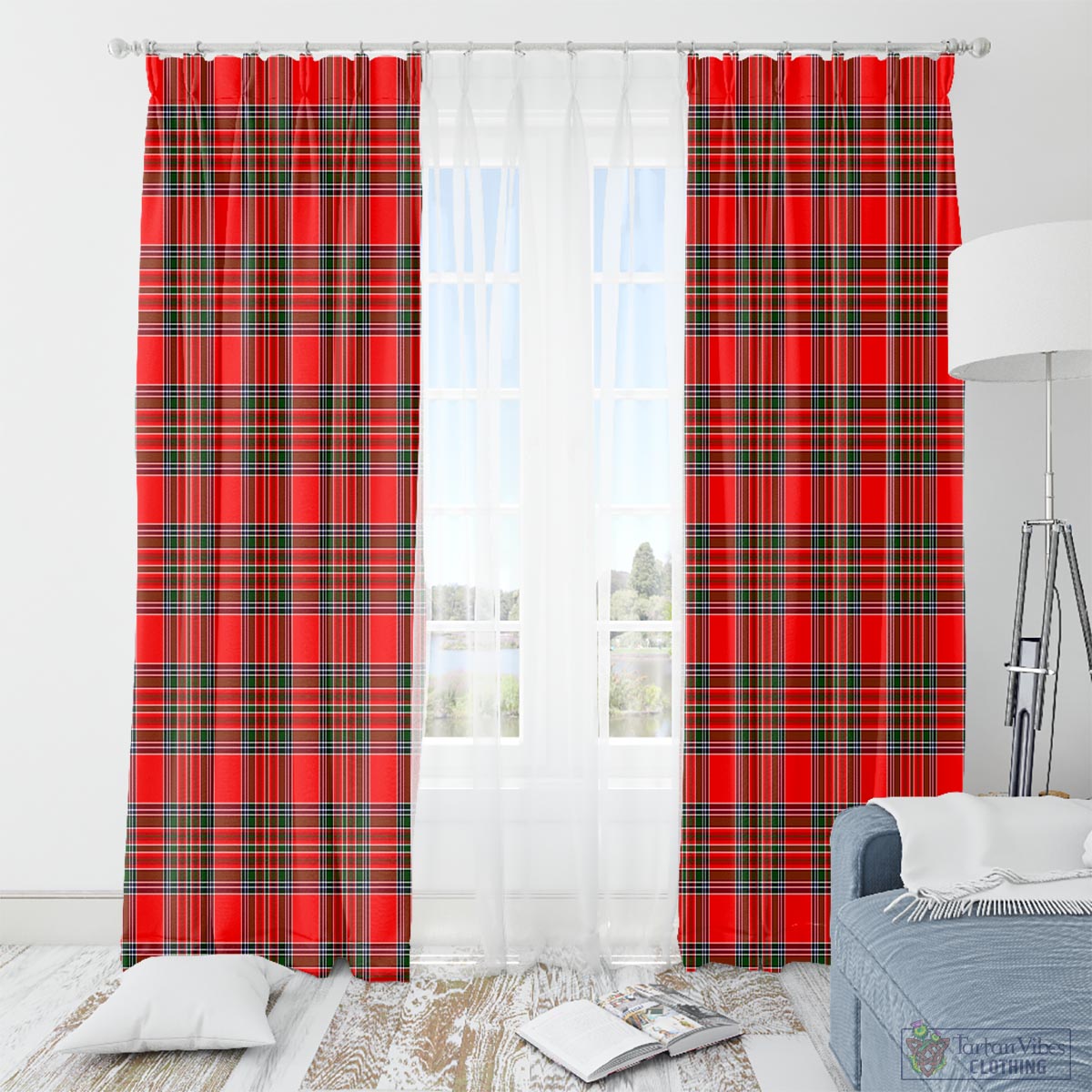 Binning Tartan Window Curtain