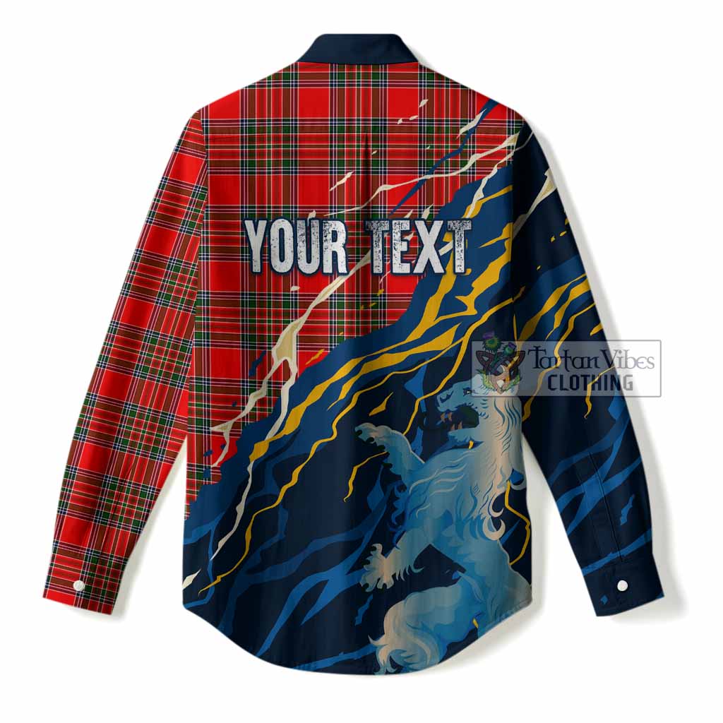 Binning Scotland Tartan Women Casual Shirt WC2026 Football - We'll Be Coming